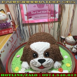 Bánh Kem Hình Con Chó Siêu Dễ Thương - TT01